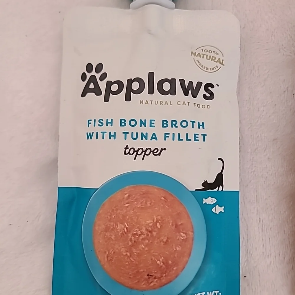 Applaws Natural Bone Broth Wet Cat Topper Limited Ingredient (5 x 3oz Pouches)